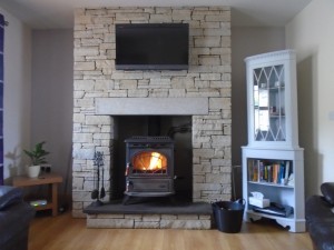 Donegal Quartz Fireplace     