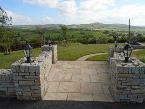Donegal Quartz- Garden Entrance Wall        