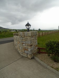 Donegal Quartz Entrance Wall             